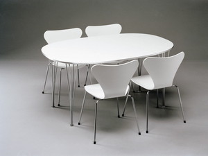 B412,white laminated top and Seven chairs.jpg